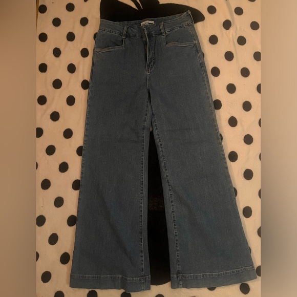 Fashion Nova wide leg trouser jeans - size 15 - Picture 1 of 4